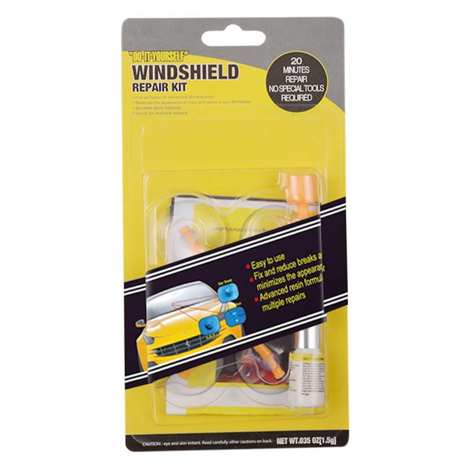 Windshield Repair Tool Kit Car Fix Car Wind Glass Windscreen Chip Resin