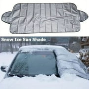 Windshield Snow Cover for Car,Waterproof Ice Shield with Straps,Car Windshield Snow Cover Magnetic Winter Cover for Ice,Frost Snow in All Weather Fits Most Cars,Car Shield Car Sunshade Car Shield