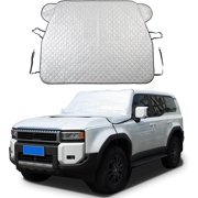 Windshield Snow Cover Compatible with Toyota Land Cruiser Prado 250 J250 LC250 2024 2025, All Weather Winter & Summer Front Window Automotive Covers Sun & Snow-Shade