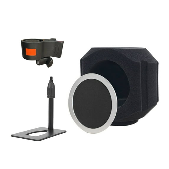 Windshield Sound Isolation Microphone Shield For Microphones With Cylindrical Type Foam For Clear Auditory Capturing