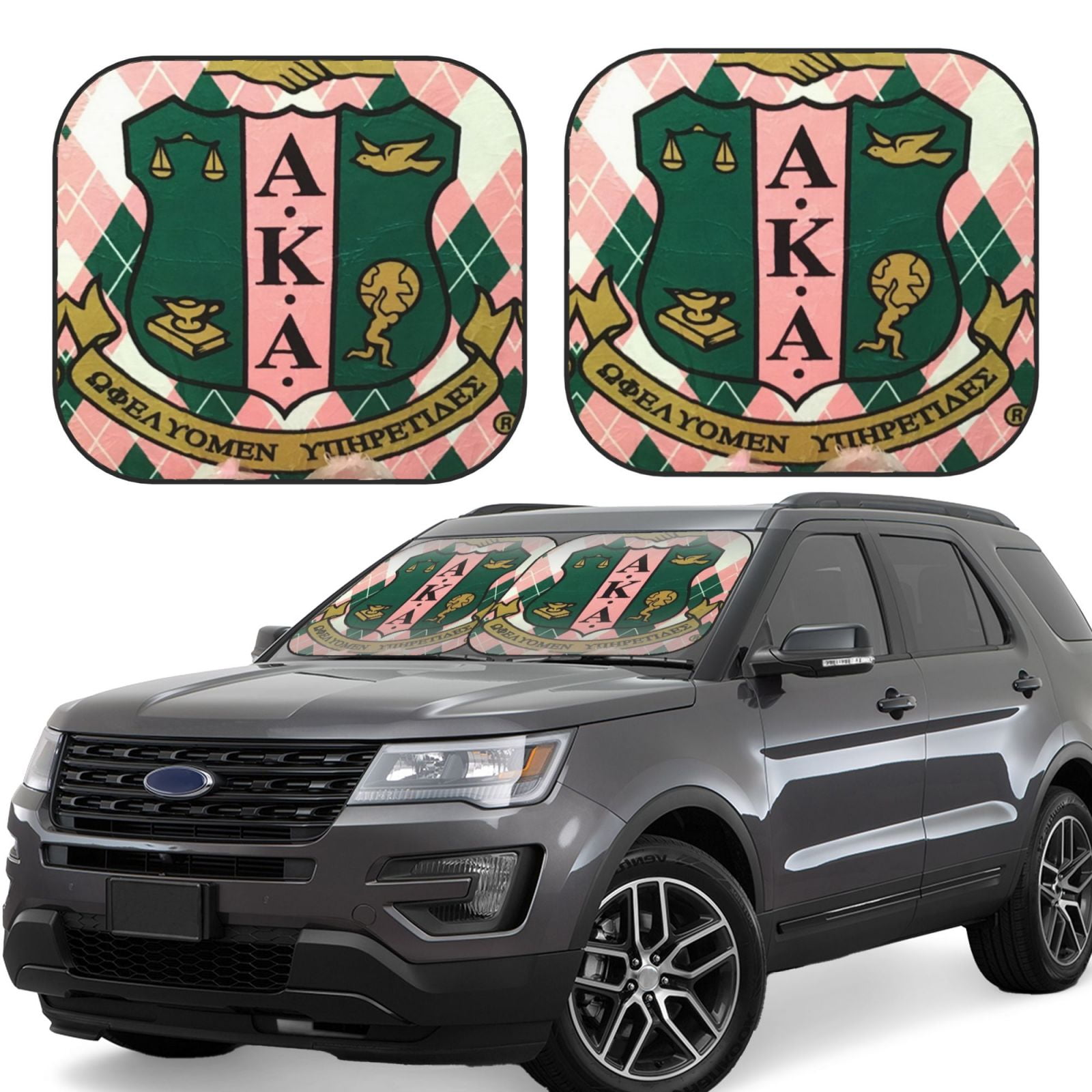 Windshield Sun Shade, AKA Alpha Kappa Alpha Sorority 14 Car Sun Shade