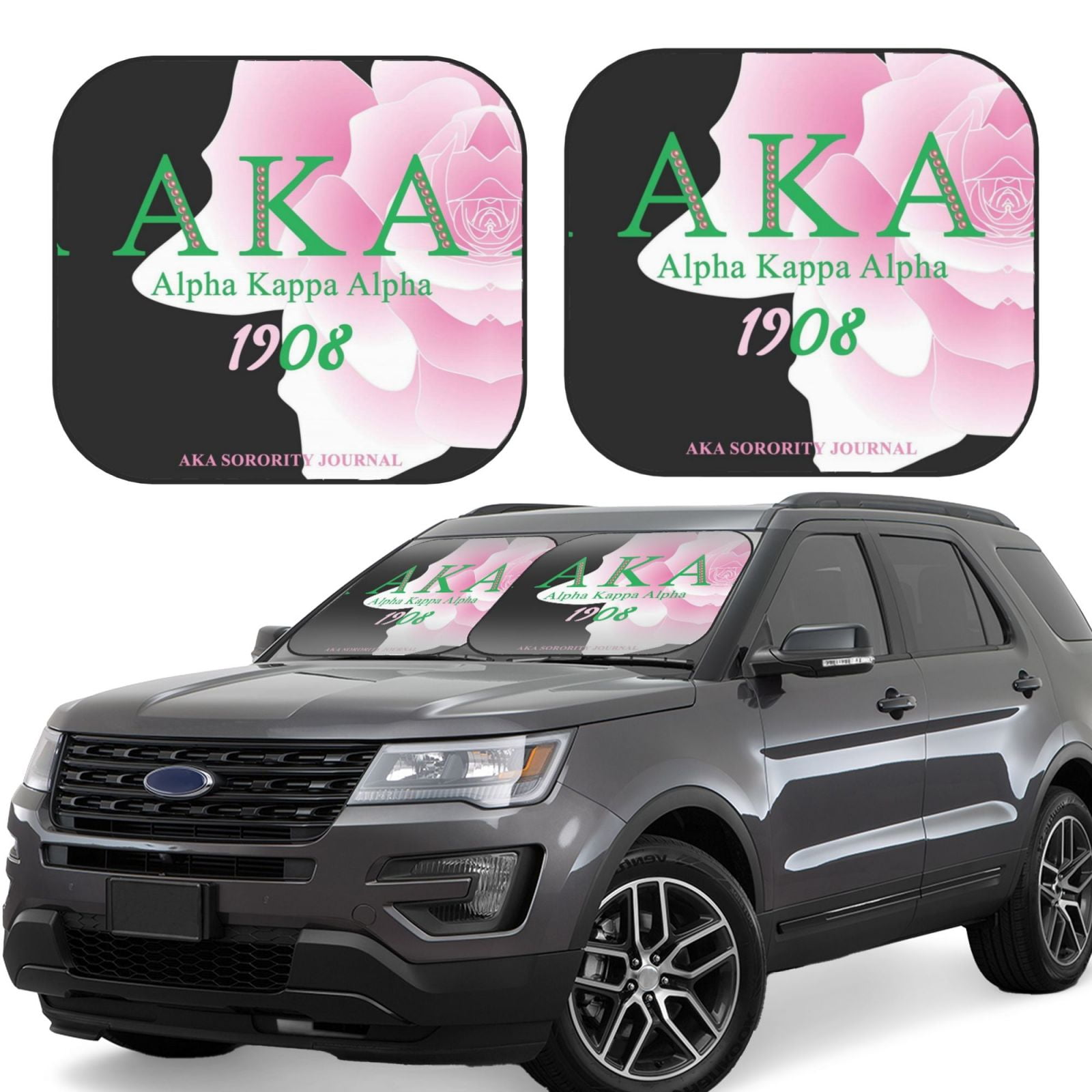 Windshield Sun Shade, AKA Alpha Kappa Alpha Sorority 8 Car Sun Shade