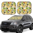 thumbnail image 1 of Windshield Sun Shade, Animals Foldable Car Sun Shade Windshield for Front, 2 Pieces, 1 of 7