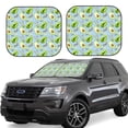 thumbnail image 1 of Windshield Sun Shade, Asparagus Avocado Foldable Car Sun Shade Windshield For Front, 2 Pieces, 1 of 4