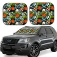 thumbnail image 1 of Windshield Sun Shade, Balls Foldable Car Sun Shade Windshield For Front, 2 Pieces, 1 of 4
