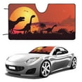 thumbnail image 1 of Windshield Sun Shade, Beautiful Print Design Foldable Car Shades for Front Windows Protect The Vehicle from High Temperature Damage and UV Reflection, 1 of 8