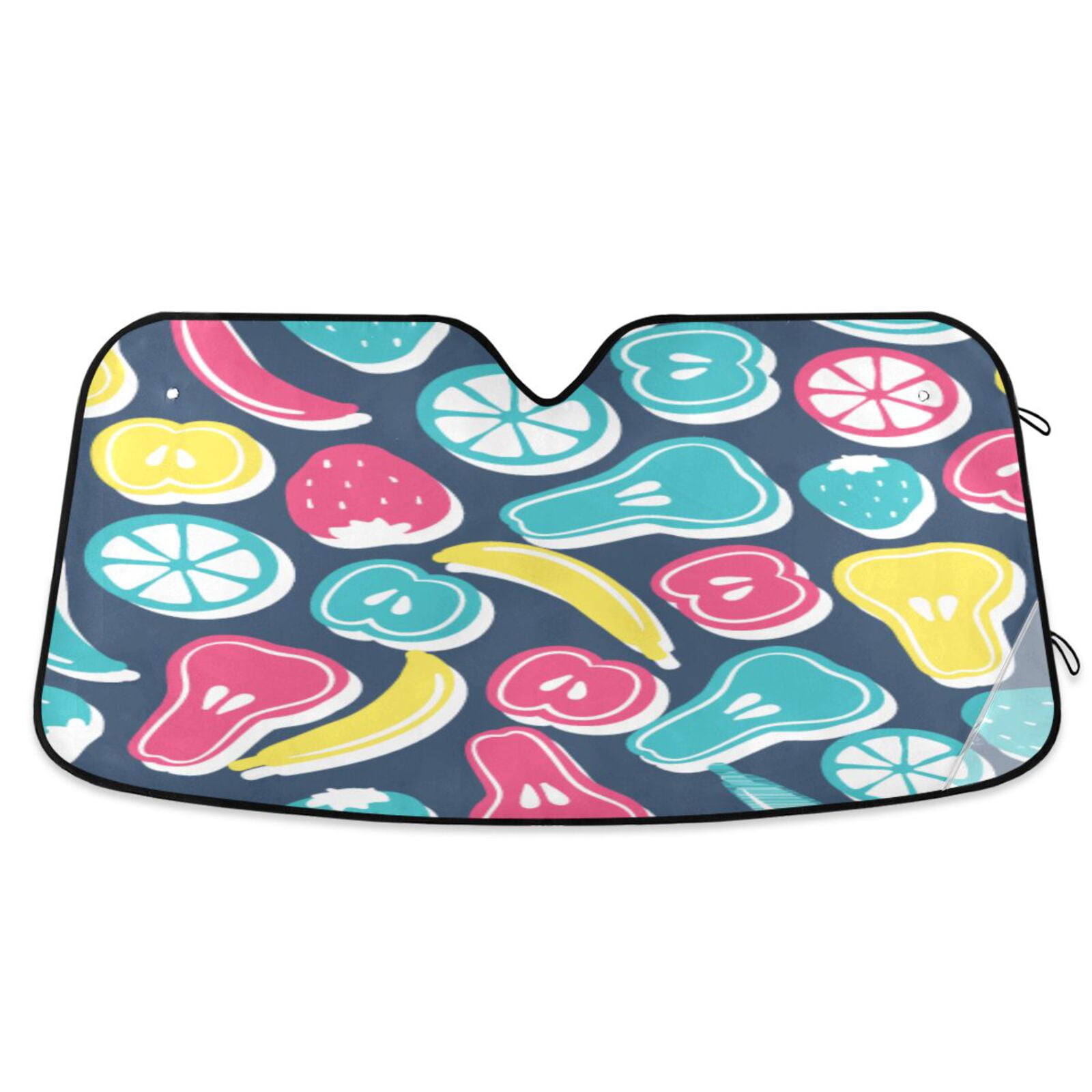 Windshield Sun Shade for Cars, 55"x27.6" Foldable Car Sun Shade with ...