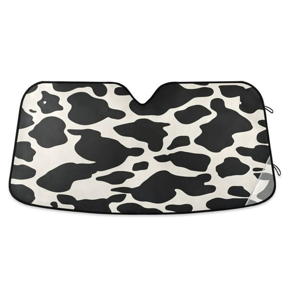 Foldable Windshield Sun Shade for Cars, 55"x27.6" with Aluminum Foil Bubble Heat Insulation and UV Protection