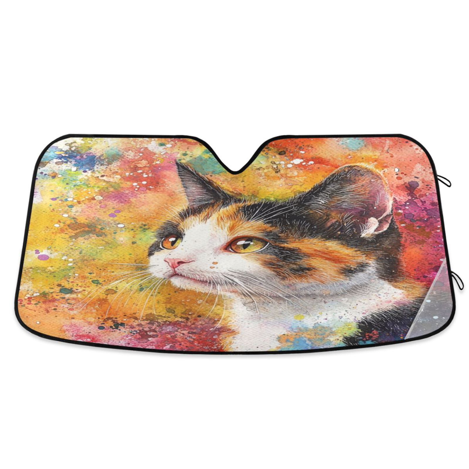 Windshield Sun Shade for Cars, 55"x27.6" Foldable Car Sun Shade with ...