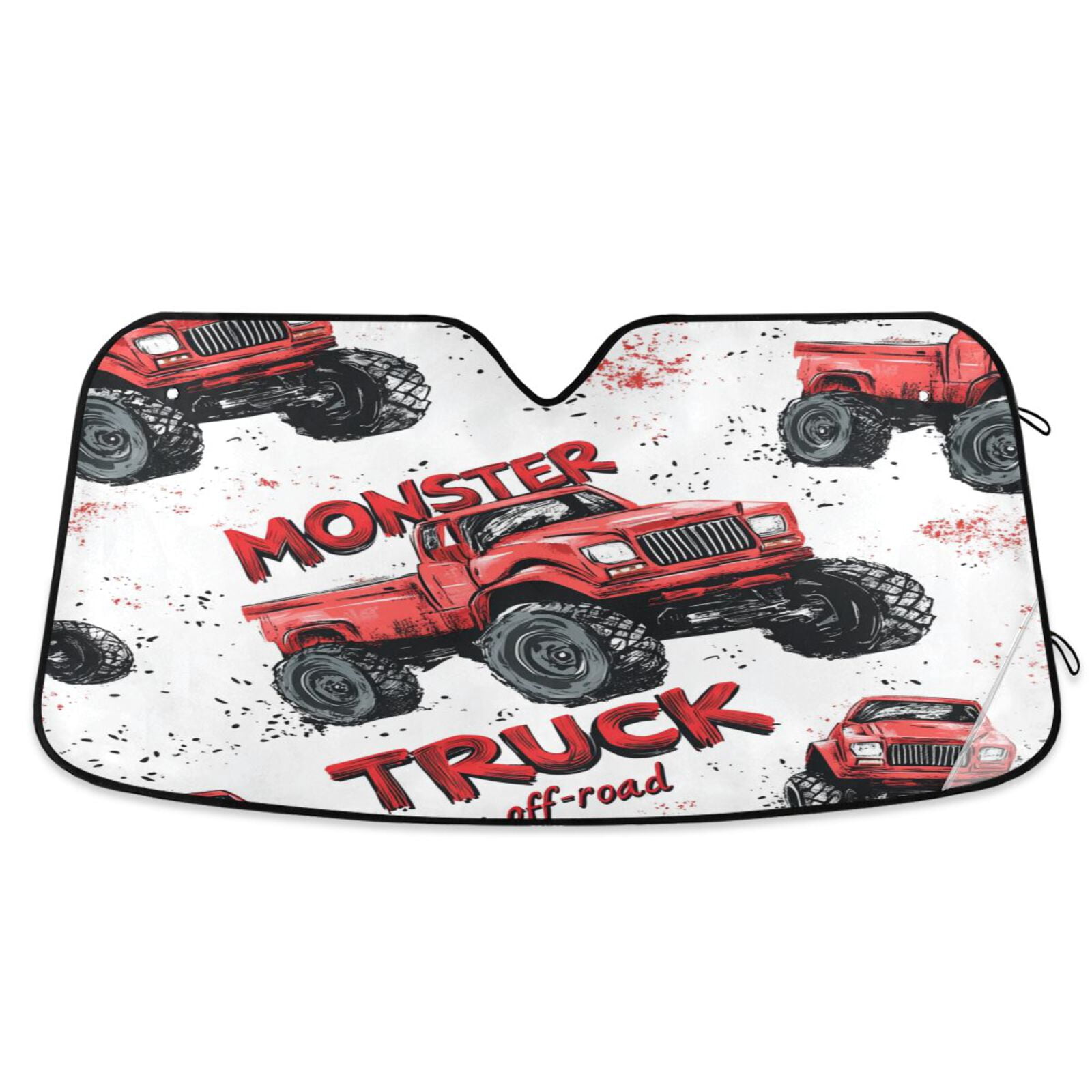 Windshield Sun Shade for Cars, 55"x27.6" Foldable Car Sun Shade with ...