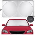 Windshield Sun Shade, Certified 99.87% UVB & 99.02% UVA Protection ...