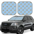 thumbnail image 1 of Windshield Sun Shade, Corgi Dog Foldable Car Sun Shade Windshield For Front, 2 Pieces, 1 of 4