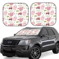 thumbnail image 1 of Windshield Sun Shade, Cow And Pig Foldable Car Sun Shade Windshield for Front, 2 Pieces, 1 of 7