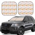 thumbnail image 1 of Windshield Sun Shade, Cute Cartoon Penguin Foldable Car Sun Shade Windshield for Front, 2 Pieces, 1 of 7