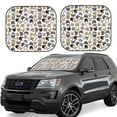 thumbnail image 1 of Windshield Sun Shade, Cute Cat_C Foldable Car Sun Shade Windshield For Front, 2 Pieces, 1 of 4