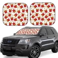 thumbnail image 1 of Windshield Sun Shade, Cute Delicious Fries Foldable Car Sun Shade Windshield For Front, 2 Pieces, 1 of 4