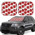 thumbnail image 1 of Windshield Sun Shade, Cute Pumpkin Tomato Foldable Car Sun Shade Windshield For Front, 2 Pieces, 1 of 4