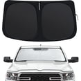thumbnail image 1 of Windshield Sun Shade for Dodge RAM 1500 2019-2025, Front Window Shades Custom Fit for RAM 1500, Foldable Car Sun Shield with Steering Wheel Sunshade to Block UV Keep Car Cool, 1 of 6
