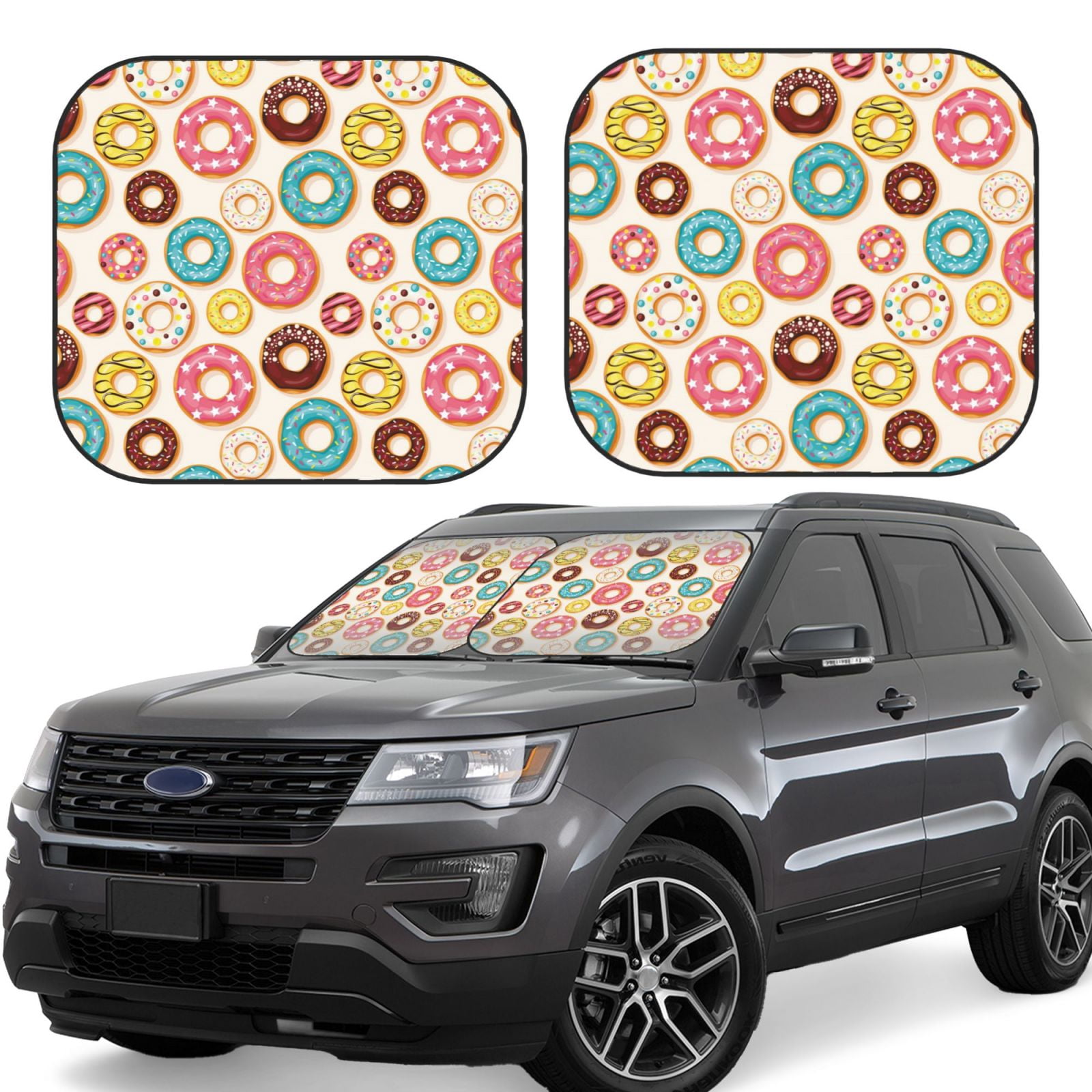 Nutcracker Pattern Print Car Sun Shade main image 1
