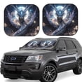 thumbnail image 1 of Windshield Sun Shade, Dragon Colorful Moonlight Foldable Car Sun Shade Windshield for Front, 2 Pieces, 1 of 7