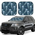 thumbnail image 1 of Windshield Sun Shade, Elegant Jellyfish Foldable Car Sun Shade Windshield For Front, 2 Pieces, 1 of 4