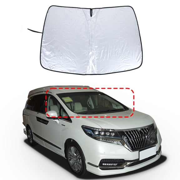 Windshield Sun Shade Fit for Honda Elysion 2016-2021, Front Window Sunshade, Sun Visor Blocker, UV Protector, Heat Shield Keep Your Vehicle Cool, Lightweight & Portable