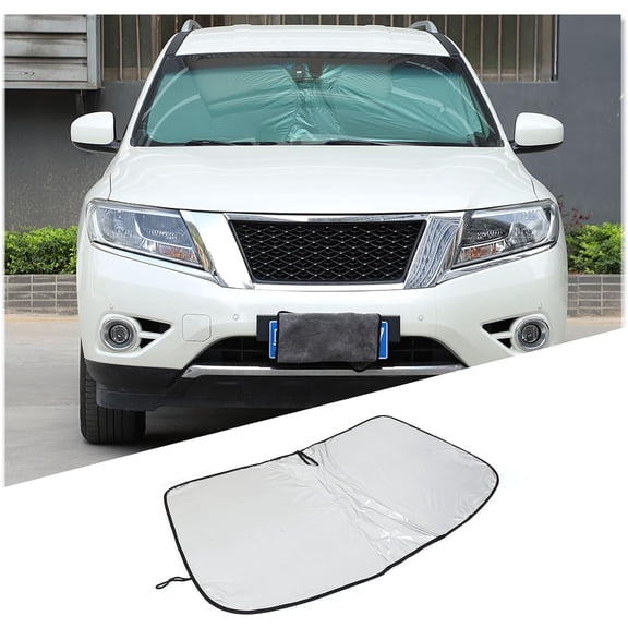 Windshield Sun Shade Fit for Pathfinder 2013-2018, Front Window Sunshade, Sun Visor Blocker, UV Protector