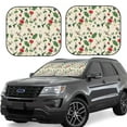thumbnail image 1 of Windshield Sun Shade, Flowers Insects Foldable Car Sun Shade Windshield For Front, 2 Pieces, 1 of 4