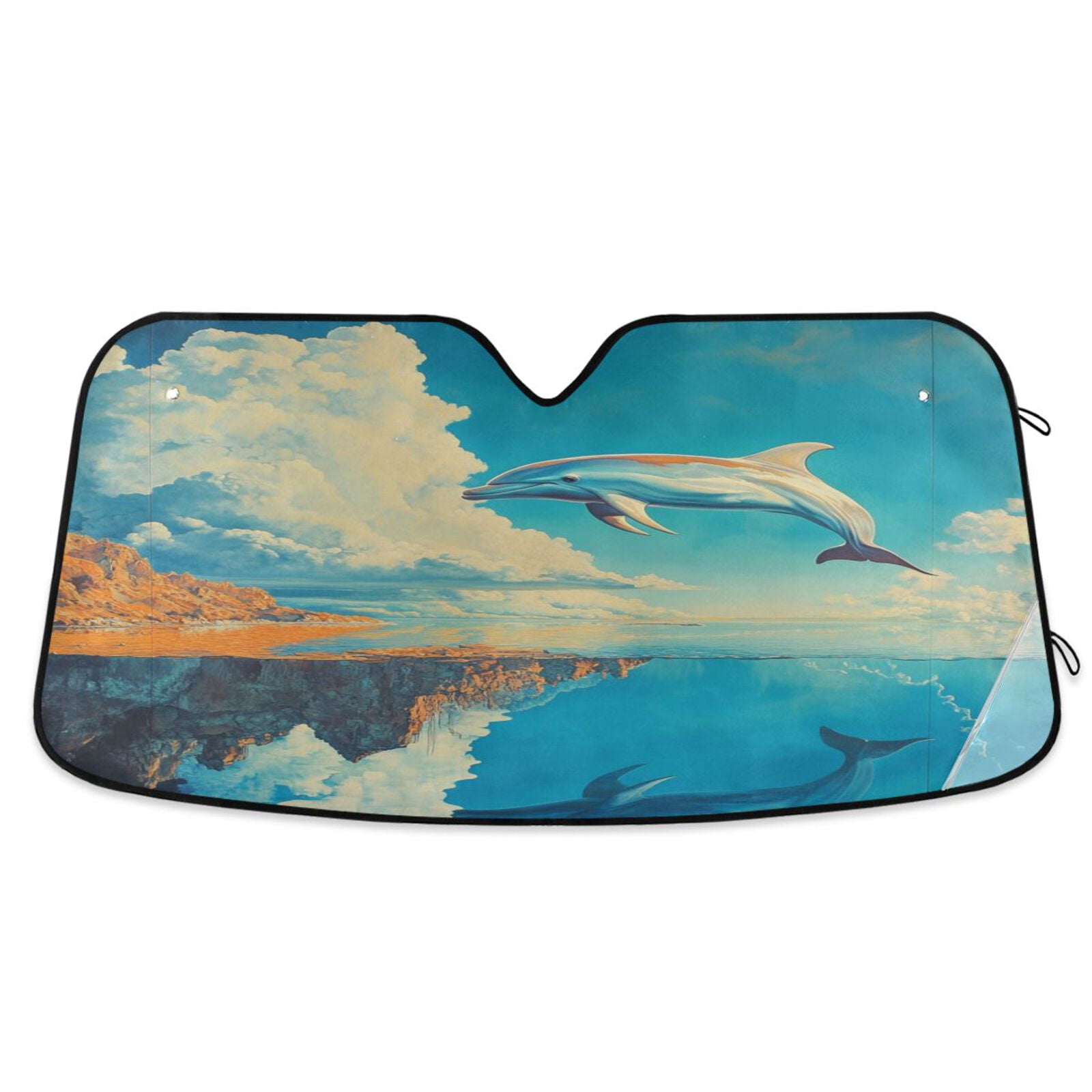 Windshield Sun Shade Foldable Car Sun Visor Blocks Max UV Rays for Most ...
