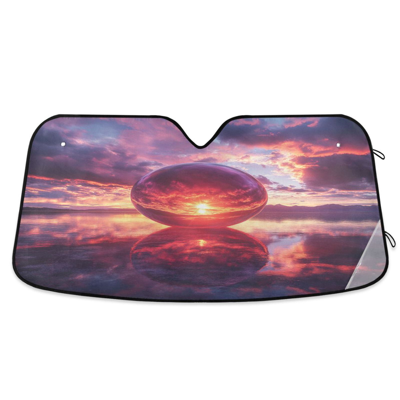 Windshield Sun Shade Foldable Car Sun Visor Blocks Max UV Rays for Most ...