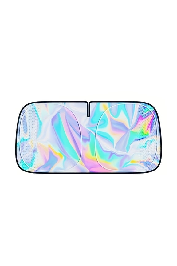 Windshield Sun Shade - Foldable Windshield Cover Sun Shade For Accessories Protect Car From Sun Rays Overlapping Uv Reflective Window Sunshade Silver