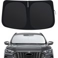thumbnail image 1 of Windshield Sun Shade for Ford E-Transit(2022-2025)/Transit (2015-2025), Custom Front Window Shades, Foldable Car Sun Shield with Steering Wheel Sunshade to Block UV Keep Car Cool, 1 of 6
