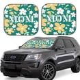 thumbnail image 1 of Windshield Sun Shade, Happy Mother'S Day1 Foldable Car Sun Shade Windshield For Front, 2 Pieces, 1 of 4