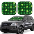 thumbnail image 1 of Windshield Sun Shade, Happy St. Patrick's Day5 Foldable Car Sun Shade Windshield for Front, 2 Pieces, 1 of 7