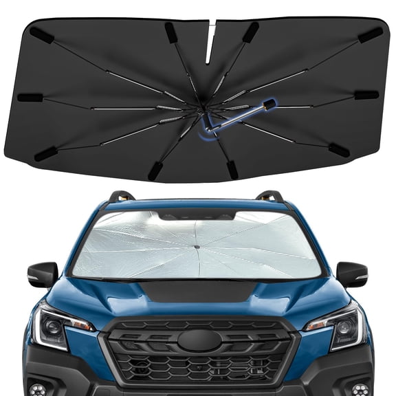Windshield Sun Shade Intended for Subaru Forester 2019-2026, Foldable Car Sunshade Umbrella for Front Window, Highly Reflective Auto Sun Shield Visor for UV Protection, Keep Car Cool Accessories
