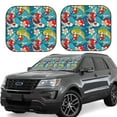 thumbnail image 1 of Windshield Sun Shade, Japanese Koi Foldable Car Sun Shade Windshield for Front, 2 Pieces, 1 of 7
