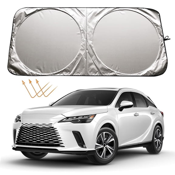 Windshield Sun Shade for Lexus is IS250 IS350 IS300 IS460 is Couple ES ES350 RC CT LS UX Series Accessories, Car Front Window Sunshade Sun Visor Shield for Lexus Sedans Sun Protection