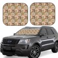 thumbnail image 1 of Windshield Sun Shade, Mandala Foldable Car Sun Shade Windshield For Front, 2 Pieces, 1 of 1