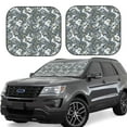thumbnail image 1 of Windshield Sun Shade, Paisley Print No.J911 Foldable Car Sun Shade Windshield For Front, 2 Pieces, 1 of 4
