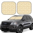 thumbnail image 1 of Windshield Sun Shade, Peanuts3 Foldable Car Sun Shade Windshield for Front, 2 Pieces, 1 of 7