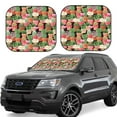thumbnail image 1 of Windshield Sun Shade, Potted Plant Cactus Foldable Car Sun Shade Windshield For Front, 2 Pieces, 1 of 4