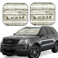 thumbnail image 1 of Windshield Sun Shade, Rice Harvest Foldable Car Sun Shade Windshield for Front, 2 Pieces, 1 of 7