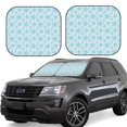 thumbnail image 1 of Windshield Sun Shade, Sea Star Starfish Foldable Car Sun Shade Windshield For Front, 2 Pieces, 1 of 1