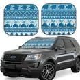 thumbnail image 1 of Windshield Sun Shade, Sea Underwater Animals Foldable Car Sun Shade Windshield for Front, 2 Pieces, 1 of 7