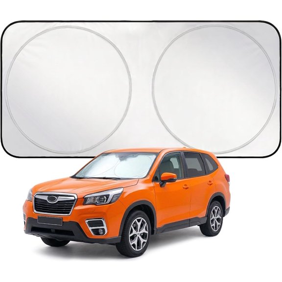 Windshield Sun Shade with Shield-X Reflective Technology. See Vehicle Size-Chart. Foldable 1-Piece Car Sunshade Front Window SUV Truck. Visor Heat Shield. Medium (M) Size