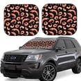 thumbnail image 1 of Windshield Sun Shade, Shrimp No.9042 Foldable Car Sun Shade Windshield For Front, 2 Pieces, 1 of 4