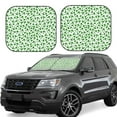 thumbnail image 1 of Windshield Sun Shade, St Patrick'S Day4 Foldable Car Sun Shade Windshield For Front, 2 Pieces, 1 of 4
