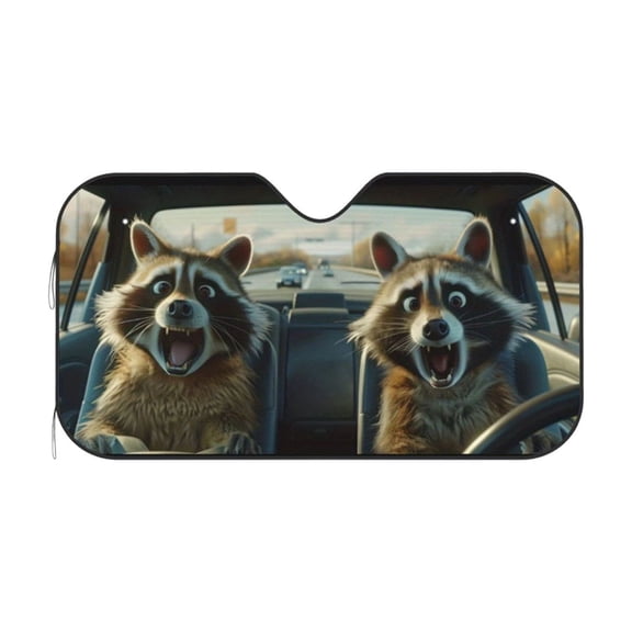 Windshield Sun Shade, Sun Protection and Heat Insulation Front Windows Protector, for Car Truck Decor (55x30 inches)