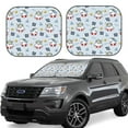 thumbnail image 1 of Windshield Sun Shade, Swimming Shark Foldable Car Sun Shade Windshield For Front, 2 Pieces, 1 of 4
