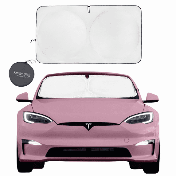 Windshield Sun Shade -The Only Certified Car Window Shades Blocking 99.9% UVR- Automotive Window Sunshades as Cars,SUV,RV,Truck & Car Accessories - Accesorios para Carro